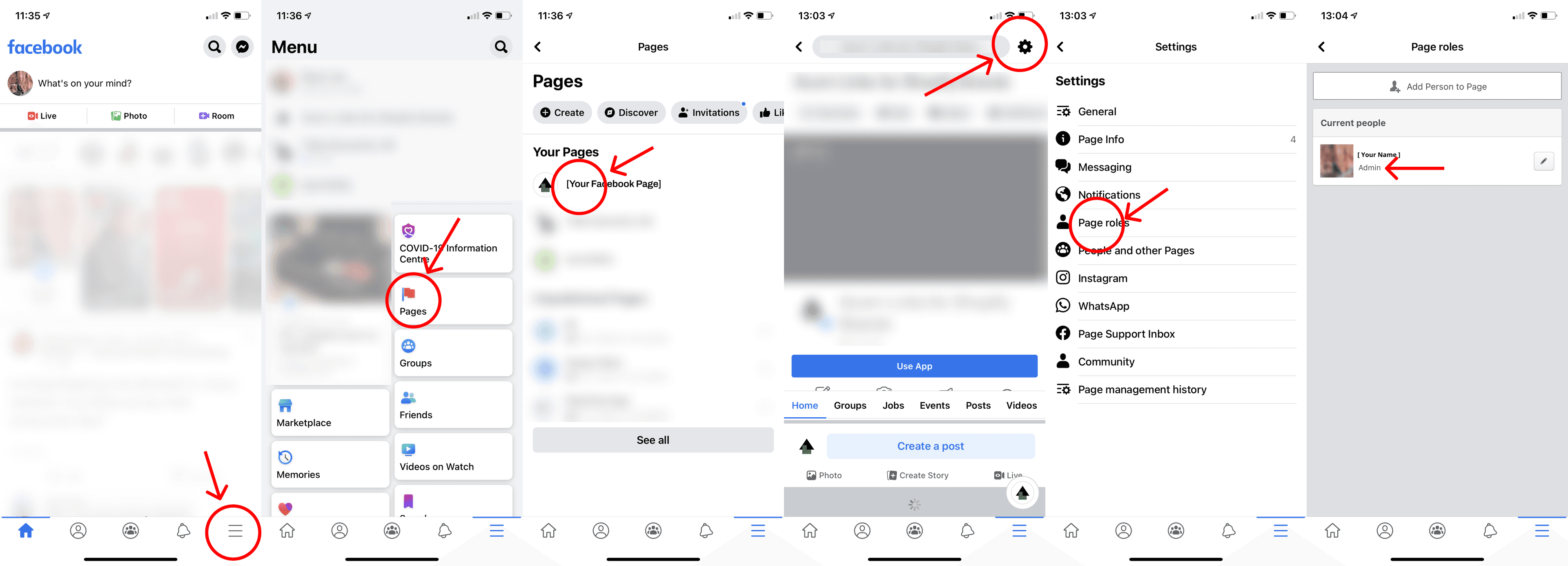 Facebook Page Roles